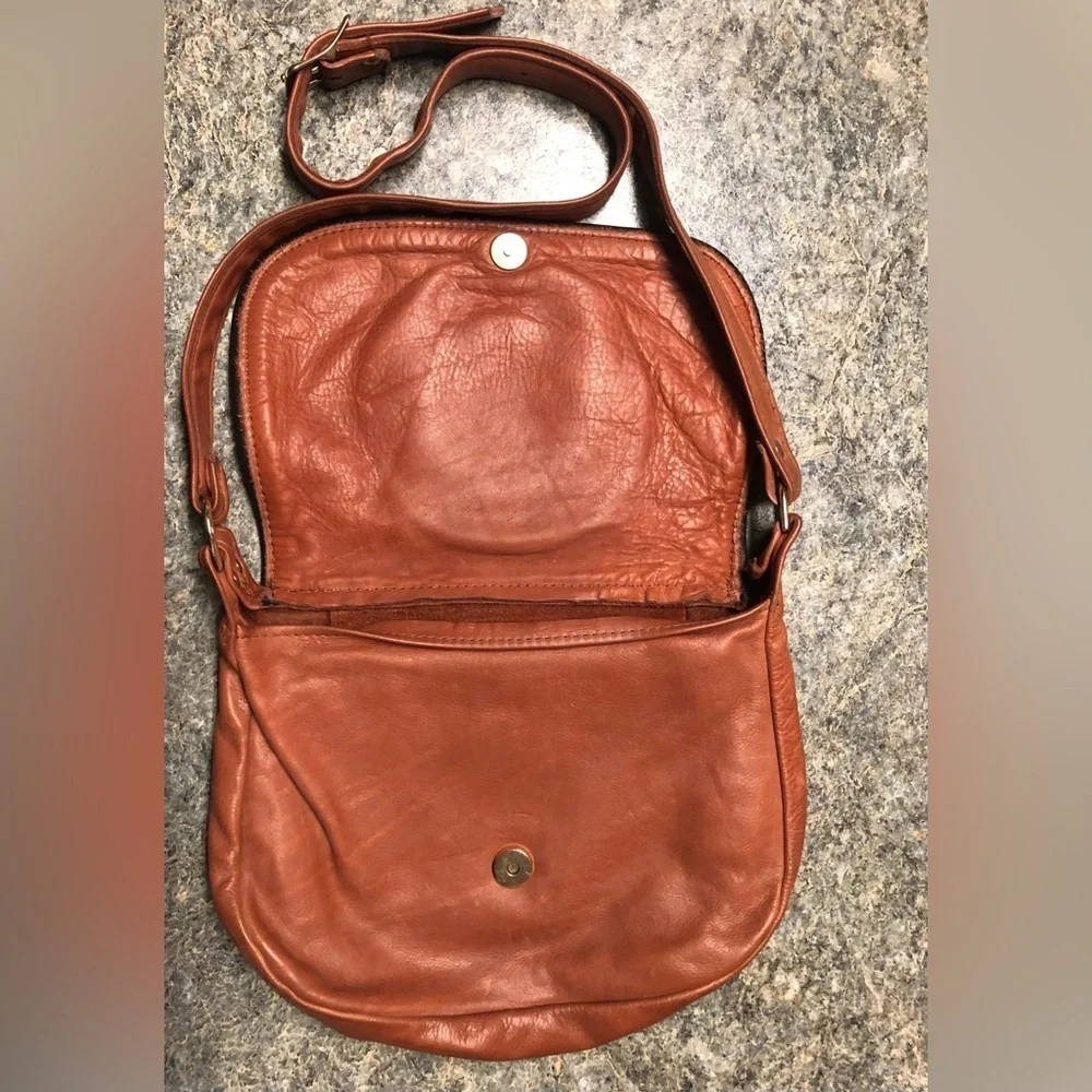 Hell Bent Leather & Silver Brown Bag